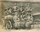 Women who are helping to fill the depleted ranks in the various trades and occupations caused by men joining the forces. A group of Rotherham's women postmen