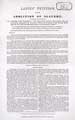 Ladies' Petition for the Abolition of Slavery Ladies' Petition for the Abolition of Slavery