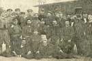 Photo received by Mr J. Sewell of the Sportsman's Inn, Morley Street, Walkley from Corporal Ernest North (standing on extreme left), a Sheffield man, belonging to the King's Royal Rifles who was wounded and captured at end of December.