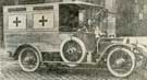 Motor ambulance subscribed for by the directors, staff, and workmen of Messrs. William Cooke and Co., Ltd, Tinsley, and placed at the disposal of Colonel Connell for Red Cross work during the continuance of the war.