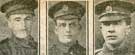 Private Arthur Bell, Private Walter Rawlin and Lance-Corporal G. R. Osborne Private Arthur Bell, Private Walter Rawlin and Lance-Corporal G. R. Osborne