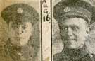 Left to right: Private A Siddall York and Lancaster Regiment, wounded, Private A. Catchpole, York and Lancaster Regiment Sheffield, wounded Left to right: Private A Siddall York and Lancaster Regiment, wounded, Private A. Catchpole, York and Lancaster Regiment Sheffield, wounded