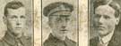 Private Ernest Stiles, King's Own Yorkshire Light Infantry (KOYLI), Private George Elgie Ward, York and Lancaster Regiment [12th Battalion] and Private Douglas Beaumont, York and Lancaster Regiment