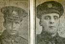Private Thomas Tinsley, King's Own Yorkshire Light Infantry (KOYLI) and Private Albert Raybould, York and Lancaster Regiment