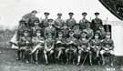 York and Lancaster Regiment, 4th Volunteer Battalion - At Burton Agnes Camp. Some of the Battalion Officers, with the Brigade Staff. York and Lancaster Regiment, 4th Volunteer Battalion - At Burton Agnes Camp. Some of the Battalion Officers, with the Brigade Staff.