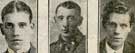 Left to right: Private Sam Scott, King's Own Yorkshire Light Infantry (KOYLI), Sheffield, killed; Private F. W. Richmond, West Yorkshire Regiment, Walkley, Sheffield, killed; Private G H Brooke, York and Lancaster Regiment, Sheffield, died of wounds