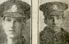 York and Lancaster Regiment (12th Battalion) - Lance Corporal Ernest Bland (left) and Lance Corporal Walter Bertram Binder - both missing