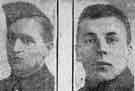 Left to right: Lance Corporal J. Andrew; and Private Maurice Lait, M. G. S.