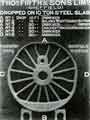Thos. Firth and Sons Ltd., Norfolk Works - tested loco wheel centre