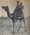 Two Sheffield soldiers go for a camel ride [Egypt]
