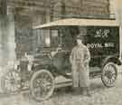 View: y06891 Miss Norah Adamson, of Sheffield, the first lady in England to drive a Royal Mail van. She is seen outside the sheffield Post Office with the van, of which she has had charge for the last three weeks