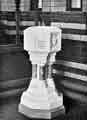 Sheffield Association in aid of the Adult Deaf and Dumb, baptismal font, made by C. A. Simmons