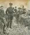Second Hallamshires in training - posing for their photo during trench-digging