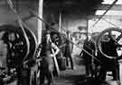 C.T. Skelton and Co. Ltd., manufacturers of agricultural, horticultural and mining tools, Sheaf Bank Works, Prospect Road, Heeley - Interior of No.2 Machine Shop C.T. Skelton and Co. Ltd., manufacturers of agricultural, horticultural and mining tools, Sheaf Bank Works, Prospect Road, Heeley - Interior of No.2 Machine Shop