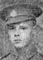 Private Horace Pring, York and Lancaster Regiment, Carbrook, Sheffield, wounded