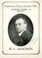 Cover of election communication of William Crawford Anderson (1877 - 1919); General Election