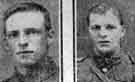 Left: Corporal Thomas Frederick Cooper, East Yorkshire Regiment, 45 Channing St, Sheffield, missing. Right: Private E L Foster, Machine Gun Corps, Sheffield, wounded