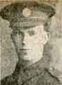 Private T. Rudkin, York and Lancaster Regime, Chapeltown, wounded