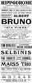 Advertisement: Hippodrome Theatre / Cinema, Cambridge Street Advertisement: Hippodrome Theatre / Cinema, Cambridge Street