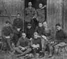 View: y09325 British Officers prisoners of war in Karlsruhe including Captain A. S. Furniss from the Sheffield district