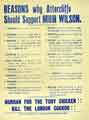Attercliffe By-election, 1909, election flier: A Muir-Wilson (Independent Tariff Reform candidate) Attercliffe By-election, 1909, election flier: A Muir-Wilson (Independent Tariff Reform candidate)
