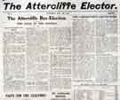 Attercliffe By-election, 1909, 'The Attercliffe Elector' (in favour of Joseph Pointer (1875 - 1914) (Labour Party candidate) Attercliffe By-election, 1909, 'The Attercliffe Elector' (in favour of Joseph Pointer (1875 - 1914) (Labour Party candidate)