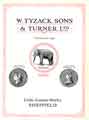 W. Tyzak, Sons, and Turner Ltd., Little London Works, Sheffield, c.1930s (Elephant brand)