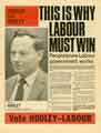 Hooley for Heeley, election leaflet of Frank Hooley (1923-2015), Labour candidate for the Heeley constituency 