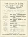 Advertisement for Tinsley Park Colliery Co. Ltd., 34 Collegiate Cresent