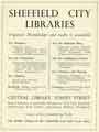 Advertisement for Sheffield City Libraries Advertisement for Sheffield City Libraries