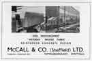 Advertisement for McCall and Co. (Sheffield) Ltd., Templeborough