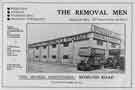 Advertisement for Bradshaw and Bly, The Removal Men, No. 170 Thomas Street
