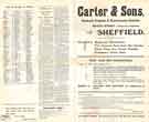 Carter and Sons, wholesale druggist and manufacturing chemists, Attercliffe Road, Sheffield: advertisement for temporary store (at Savile Street) following the fire at the Attercliffe Road store on 10 Feb 1922 Carter and Sons, wholesale druggist and manufacturing chemists, Attercliffe Road, Sheffield: advertisement for temporary store (at Savile Street) following the fire at the Attercliffe Road store on 10 Feb 1922