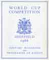 Cover of Visitors Handbook and Programme of Events for the 1966 Football World Cup