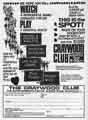 Advertisement for The Craywood Club (casino), The Entertainments Centre, London Road