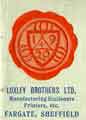 View: y10380 Trademark of Loxley Brothers, stationers and printers, Fargate Street