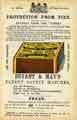 Advertisement for Bryant and May safety matches Advertisement for Bryant and May safety matches