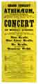 Grand concert at the Athenaeum, Surrey Street: Mr Ryalls respectfully announces that he will give a concert in the above room ... [c. 1850]
