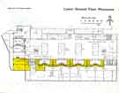 Lower ground floor mezzanine plan of new Castle Market, Haymarket / Waingate