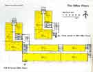 Office floor plan of new Castle Market, Haymarket / Waingate