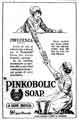 Influenza Pandemic: Advertisement for Pinkobolic soap