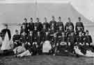 Boer War. Hallamshire Non-Commissioned Officers. The above photograph was taken three years ago when the Hallamshires were in training at Scarboro'.