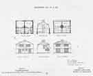 Plans of pair of Corporation cottages at Wincobank