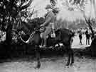 Boer War. Volunteers. Trooper H. Carvell, 66th Company, Imperial Yeomanry. Is a native of Pitsmoor. The photograph is taken at Maitland Camp.