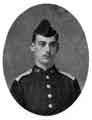 'But Englishmen Unite'. Pte. William Kitchen, a reservist of the 1st York and Lancaster Regiment. Enlisted in 1891. Has seen service in Ireland, St. Helena, Mauritius, and Agra. Was wounded at Spion Kop but not seriously.