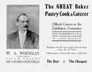 Advertisement for W. A. Whiteley, Steam Bakery, Hillsborough. Caterer to the Yorkshire and North Midlands Model Cottage Exhibition' in relation to High Wincobank.