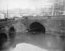 Bridge covering the River Sheaf.  View showing the entrance to the bridge covering. Built by Sheffield Corporation City Engineer's Department.  Engineer C F Wike.