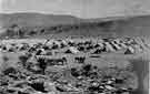 Gordon Highlanders Camp. At Ladysmith during the siege. Photograph by Sergeant Ellis of Volunteer Engineers. 