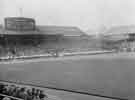 Visit of Queen Elizabeth and HRH the Duke of Edinburgh to Hillsborough football ground to see the children's display during their visit of 27th October 1954.