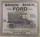 Advertisement for Brook Shaw, Orchard Place